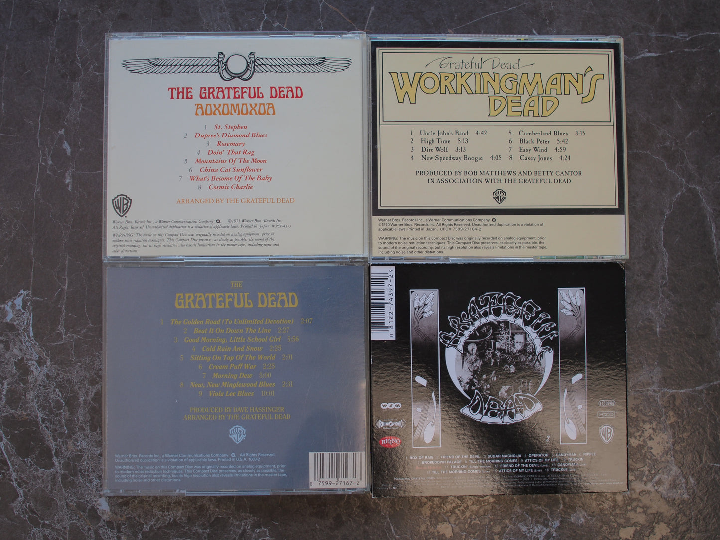 Grateful Deadアルバム 4枚セット